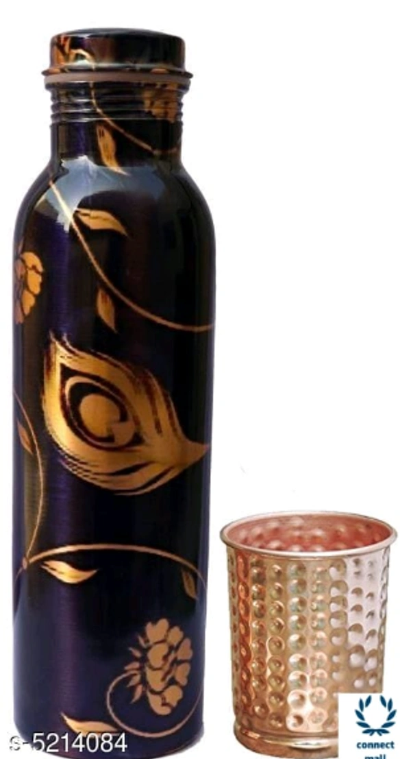 Attractive Copper Bottle & Glasses